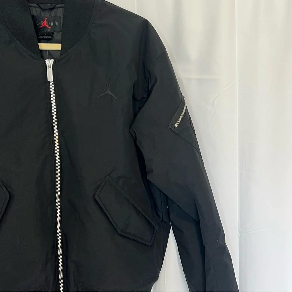 New Men's Nike Air Jordan Coat Size Small S Black Jacket NWT $250 MSRP